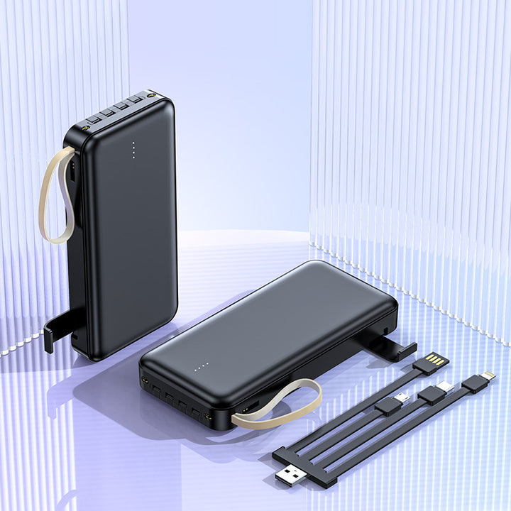 multifunctional power bank with integrated cable Stornfield