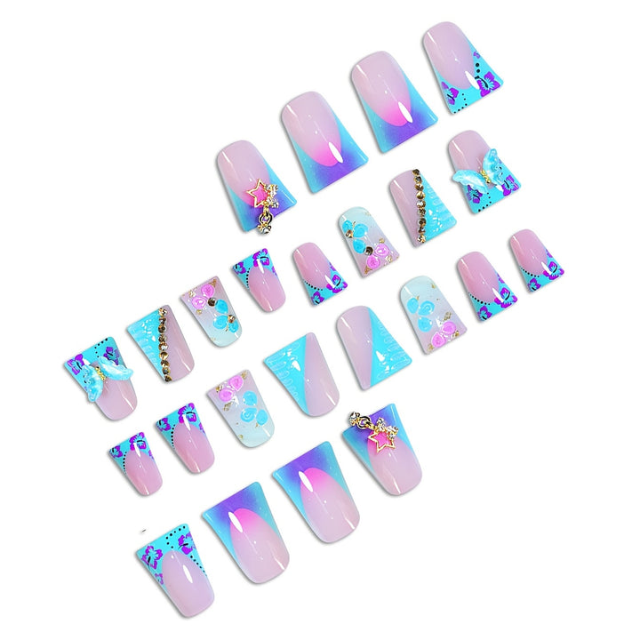 Artistic Butterfly Nail Enhancements Stornfield