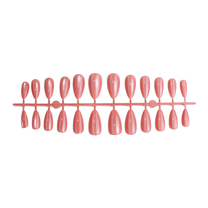 Elegant Almond-Shaped Press-On Nails Stornfield