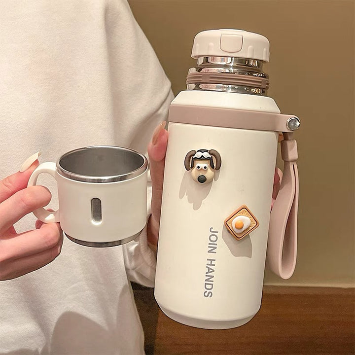 Women's Insulated Stainless Steel Water Bottle with Anti-Slip Grip Stornfield