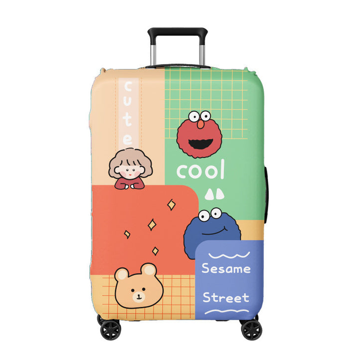 Unisex hard-shell travel suitcase with creative ice cream design Stornfield
