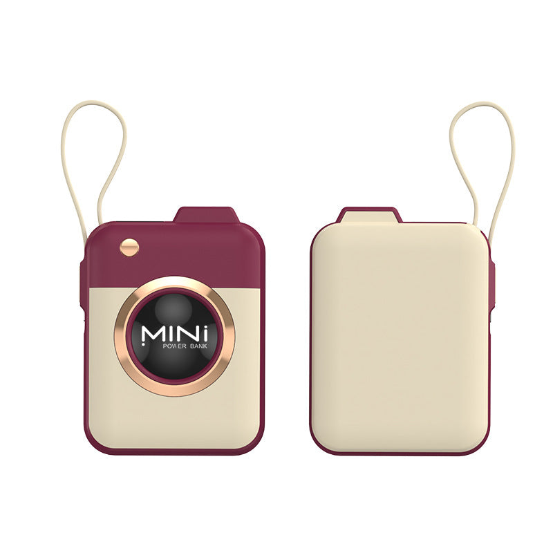 Mini power bank with carrying strap and high capacity Stornfield