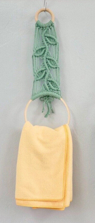 Decorative Macrame Towel Holder Stornfield