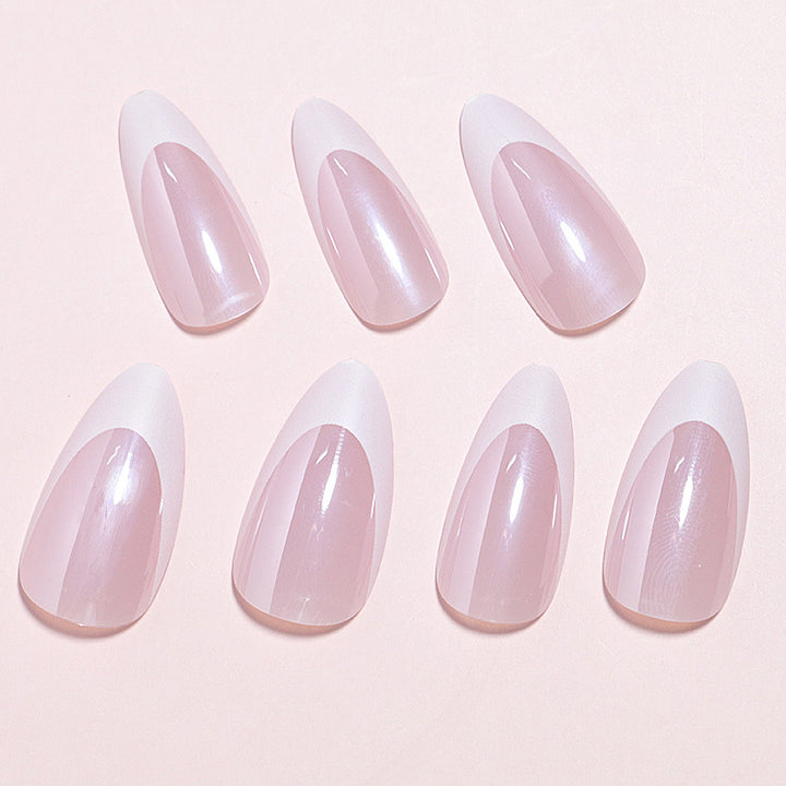 DIY Natural Glossy Press-On Nail Set Stornfield