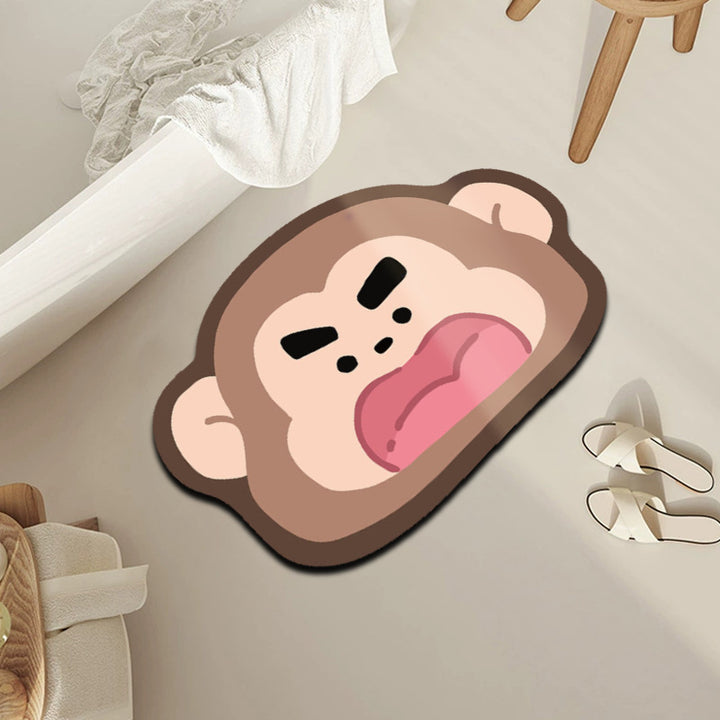 Creative Cartoon Tiger Bath Mat