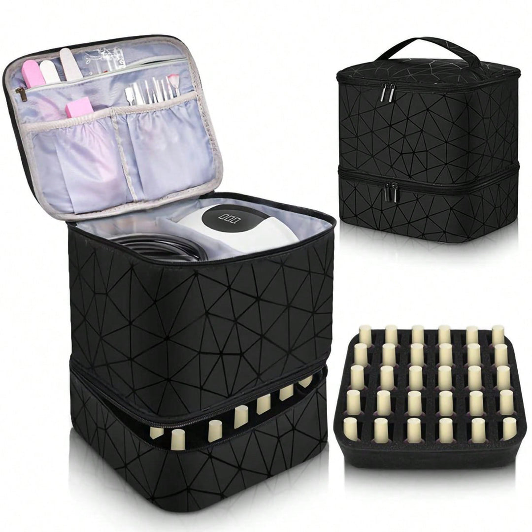 Cosmetic Organizer Bag with Dual Design and Sturdy Interior Lining Stornfield