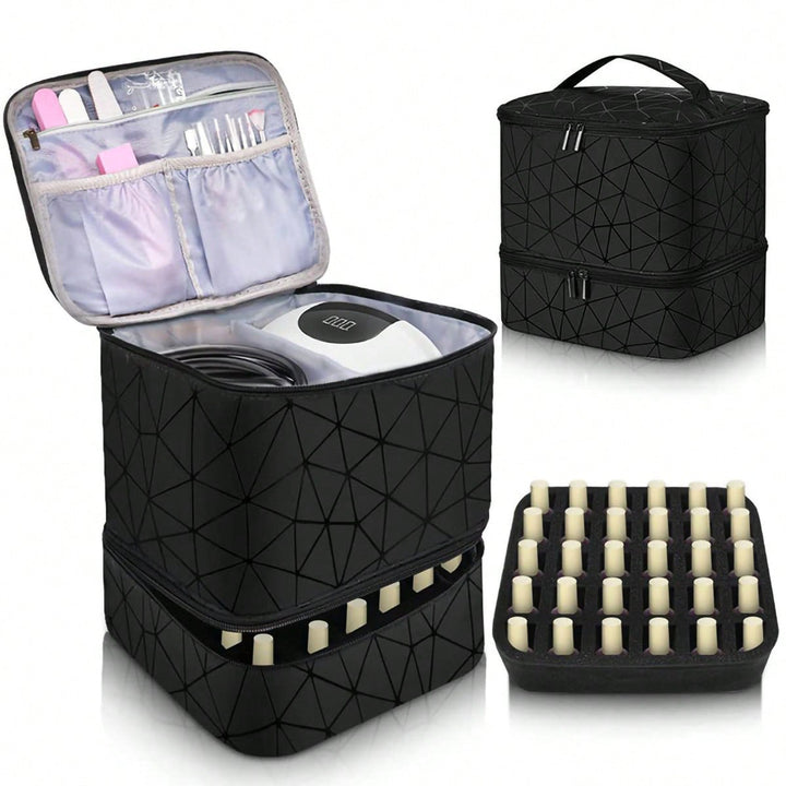 Cosmetic Organizer Bag with Dual Design and Sturdy Interior Lining Stornfield