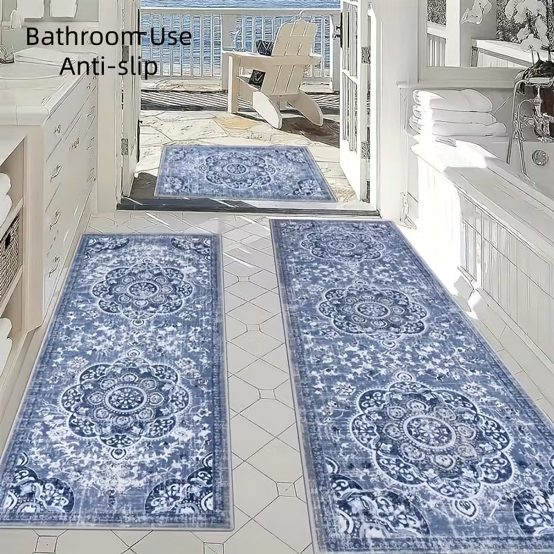 Decorative Bee-Themed Kitchen Mat