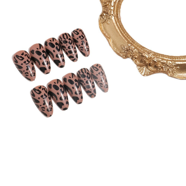 Stylish Leopard Print Press-On Nails Stornfield
