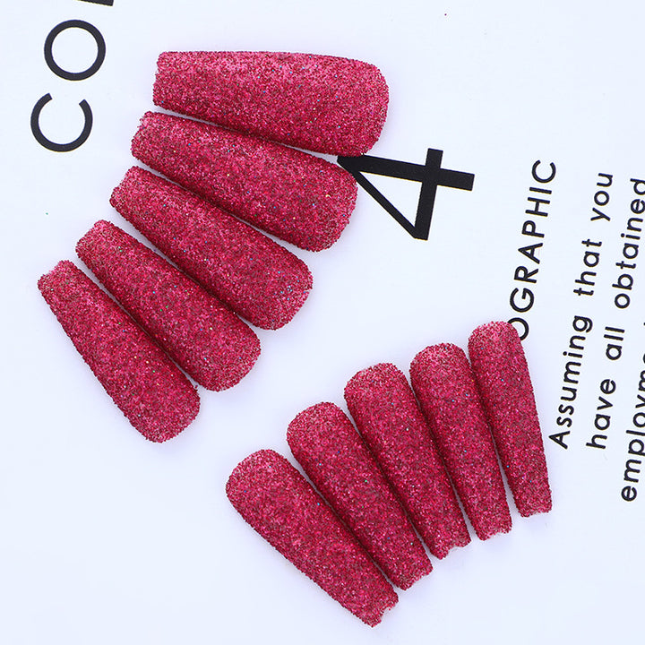 High-quality artificial nails with glitter effects Stornfield