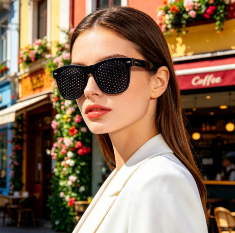 Retro Perforated Sunglasses Stornfield