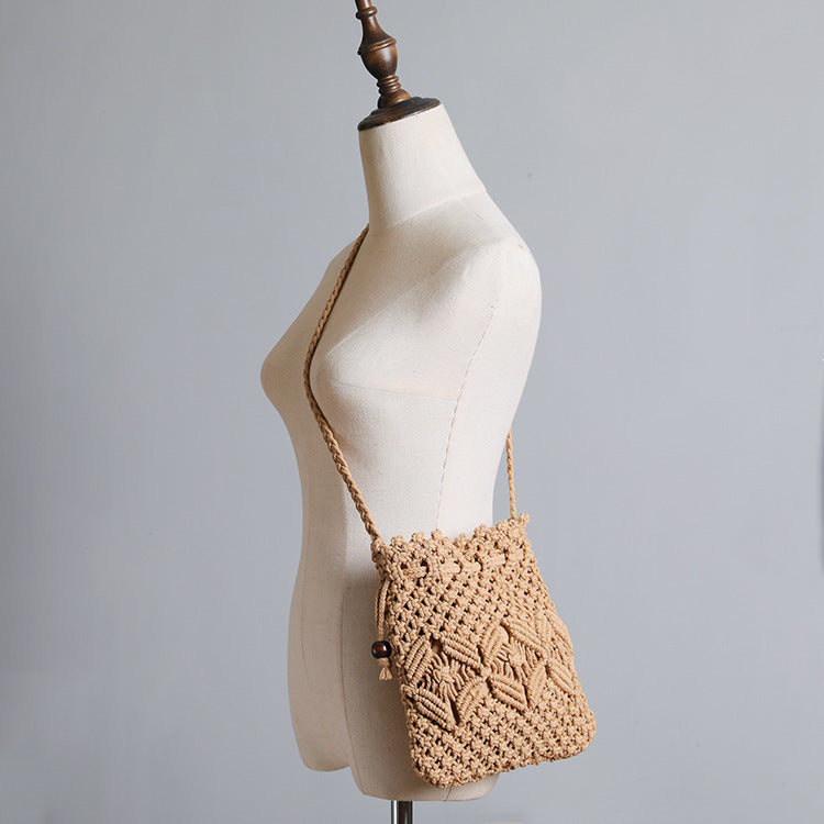Macrame Bag with Adjustable Shoulder Strap Stornfield