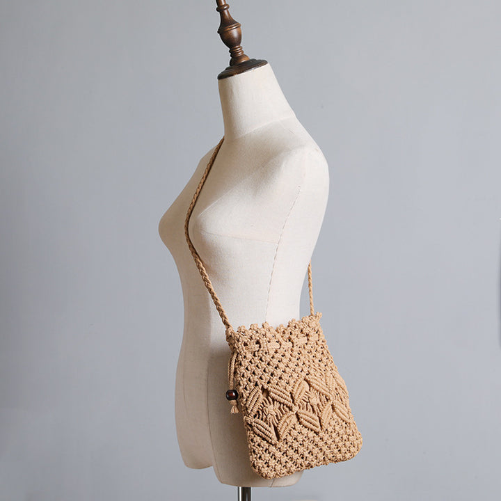 Macrame Bag with Adjustable Shoulder Strap Stornfield