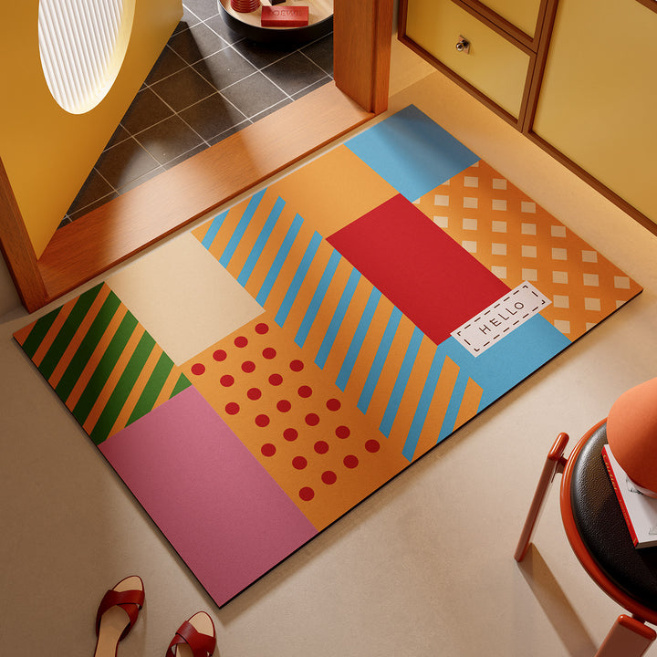 Artistic Patterned Entrance Mat