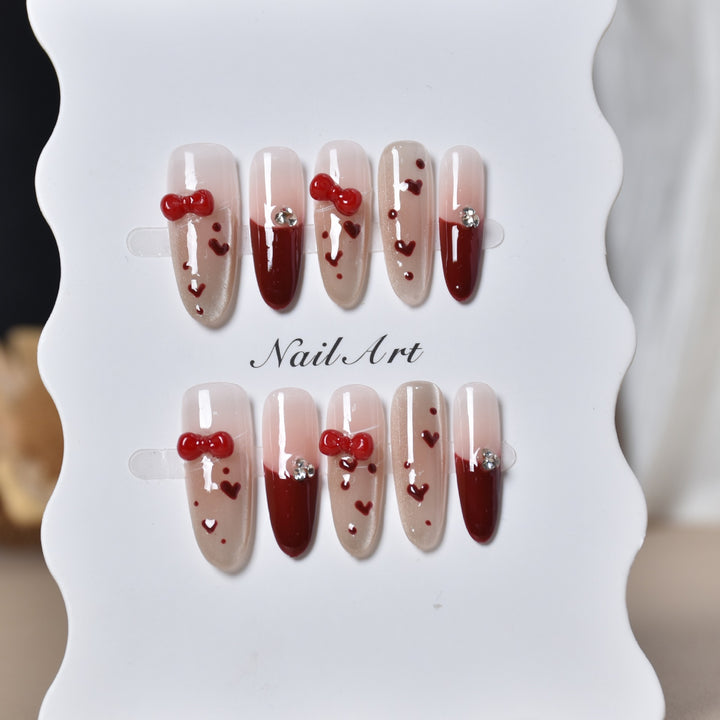 Decorative Animal Print Press-On Nail Set Stornfield