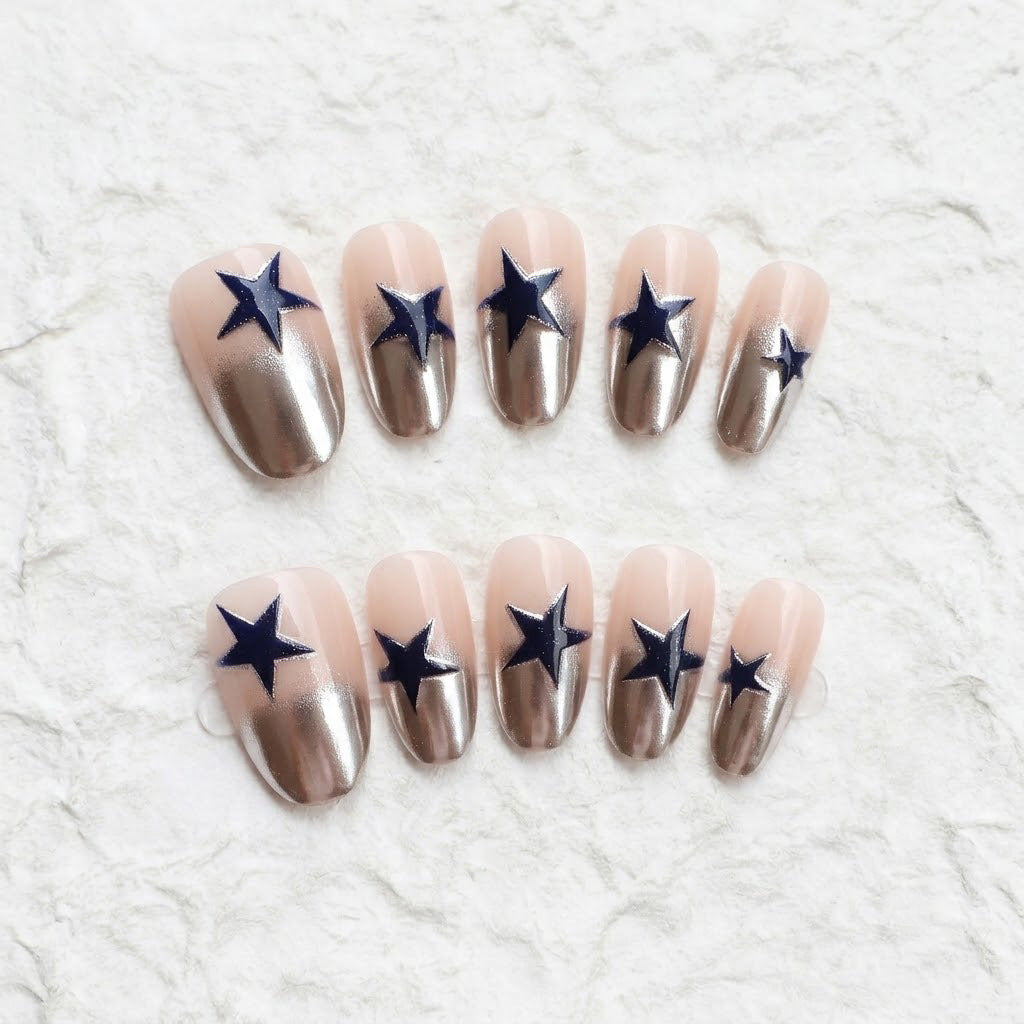 Stylish Press-On Nail Art Stornfield