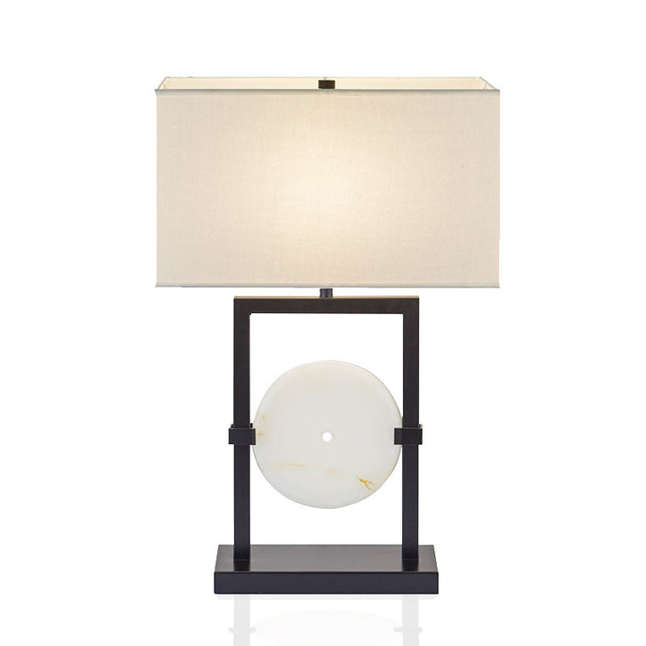 Contemporary Table Lamp with Elegant Geometric Design
