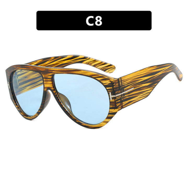 Women's fashionable oversized sunglasses in retro style Stornfield