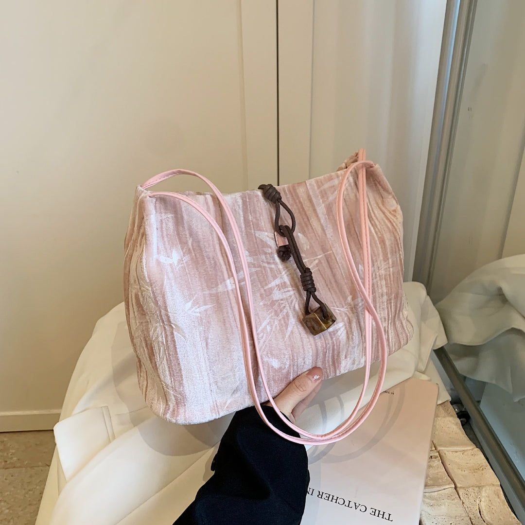 Chic Textured Handheld Tote Bag Stornfield
