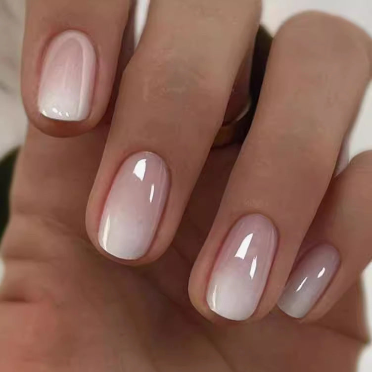 DIY Natural French Tip Press-On Nails Stornfield