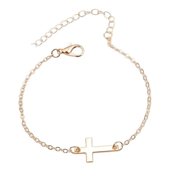 Minimalist Cross Charm Bracelet Stornfield