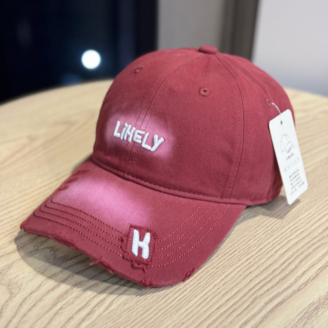 Women's Distressed Embroidered Baseball Cap Stornfield