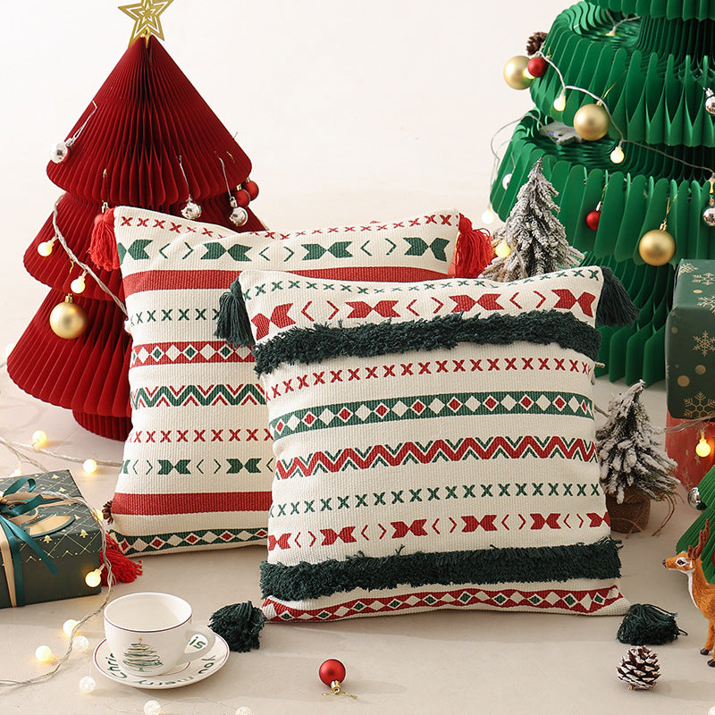 Christmas tree cuddle pillow