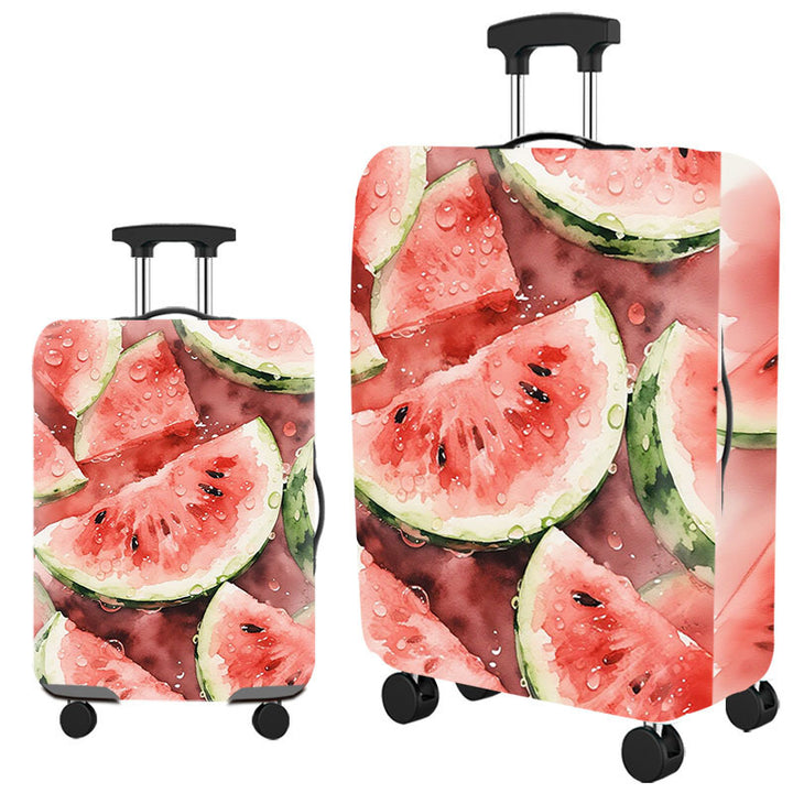 Women's Soft Shell Suitcase with Art Design Stornfield