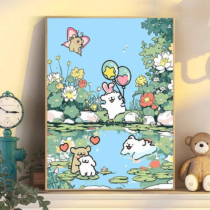 Playful Cartoon Dog Wall Art Stornfield