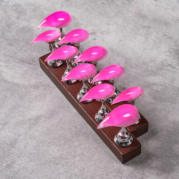 Stiletto Shaped Press-On Nail Set with Glossy Finish