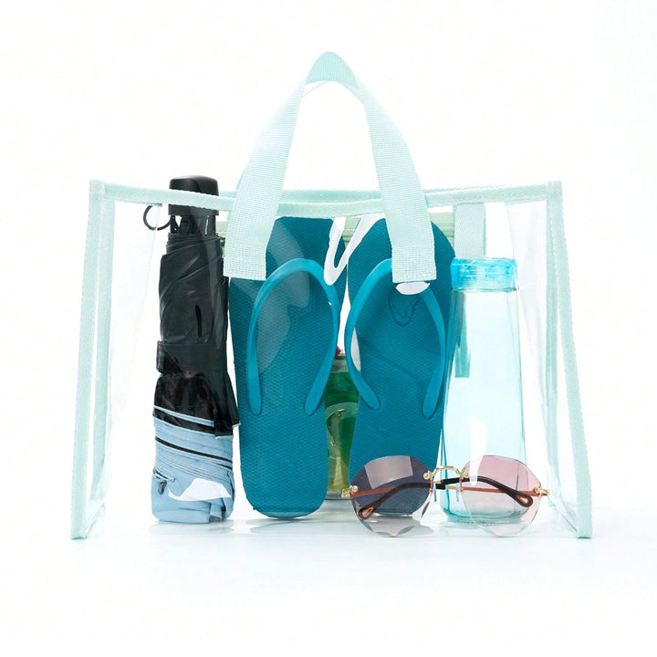 Transparent Beach Bag with Multiple Inner Compartments Stornfield