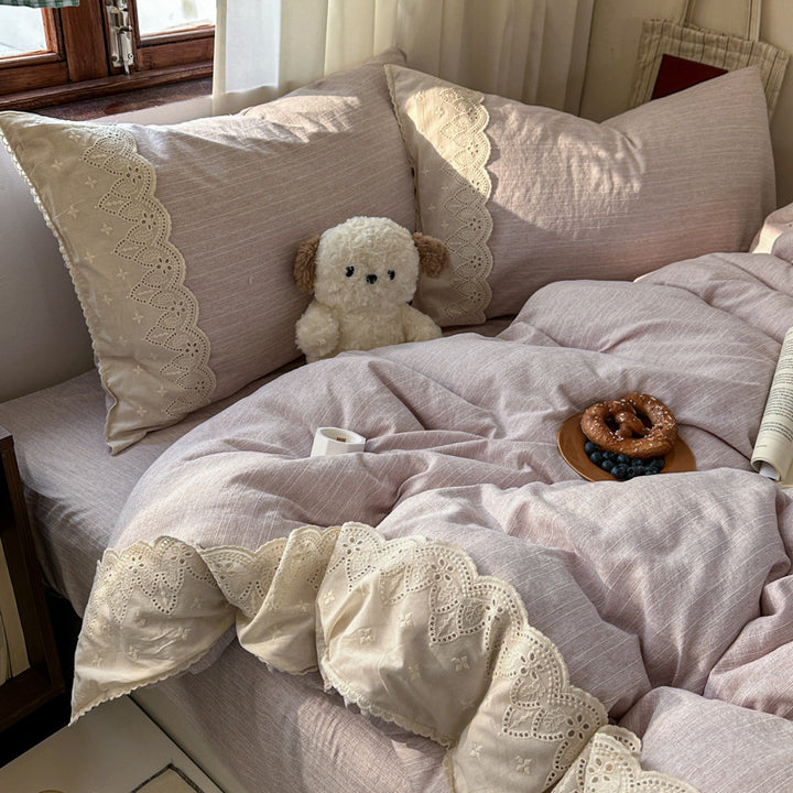 Elegant Embroidered Bedding Set
