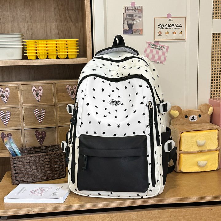 Creative Star-Printed Casual Backpack Stornfield