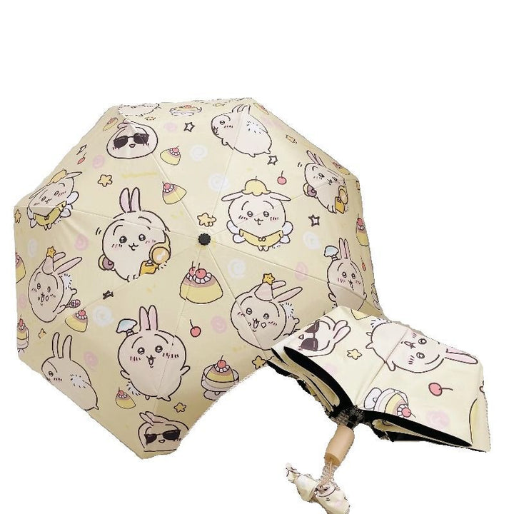 Women's Folding Umbrella with Multifunctional Storage System Stornfield