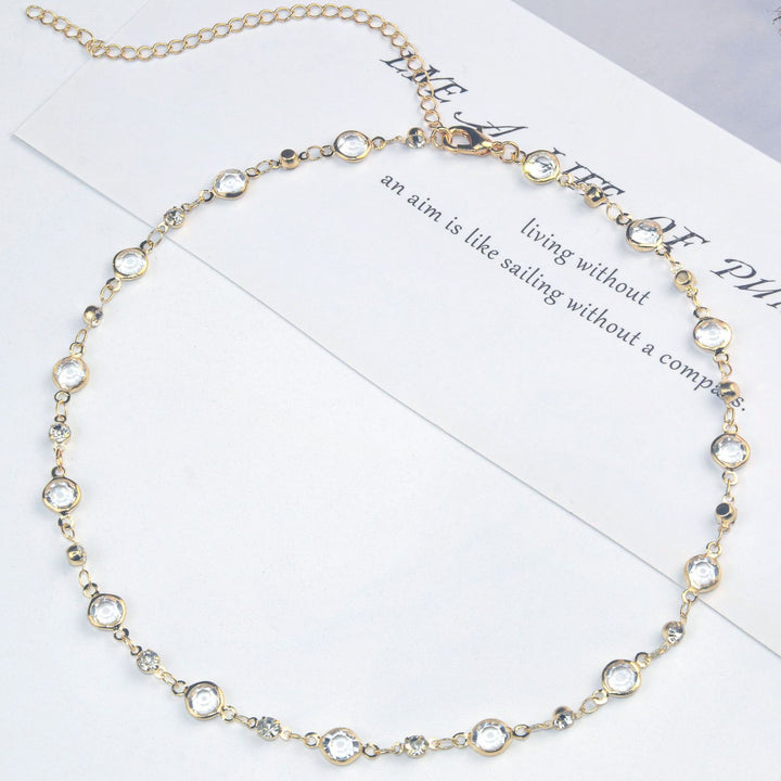 Elegant Stone Rhinestone Necklace Stornfield