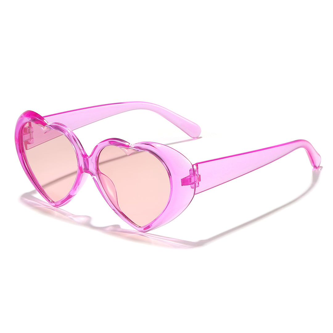 Women's Heart-Shaped Sunglasses with UV Protection and Stylish Frame Stornfield