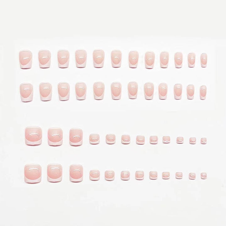 Elegant French Tip Mani-Pedi Set Stornfield