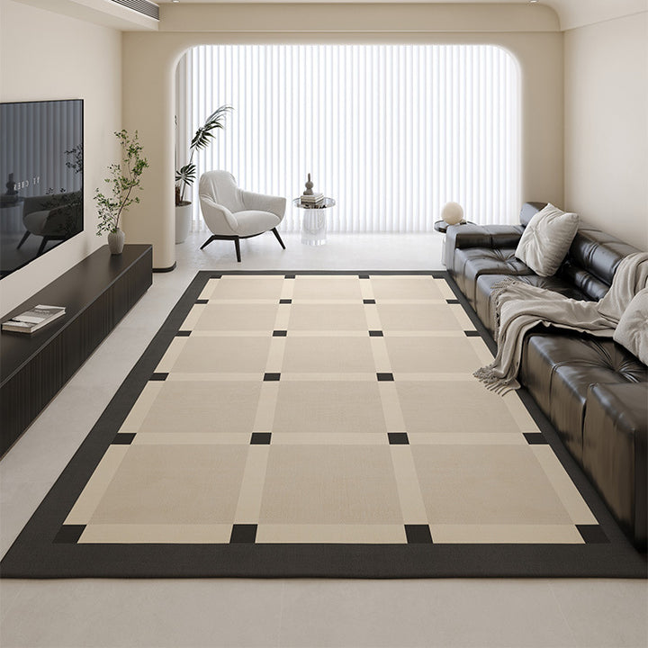 Contemporary Piano Key Design Area Rug