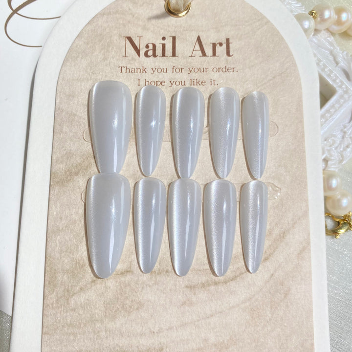 Premium Glossy Stiletto Shape Press-On Nails