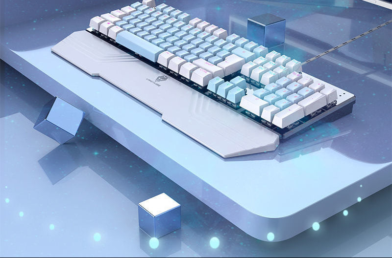 Wired Mechanical Keyboard with RGB Lighting Effects Stornfield