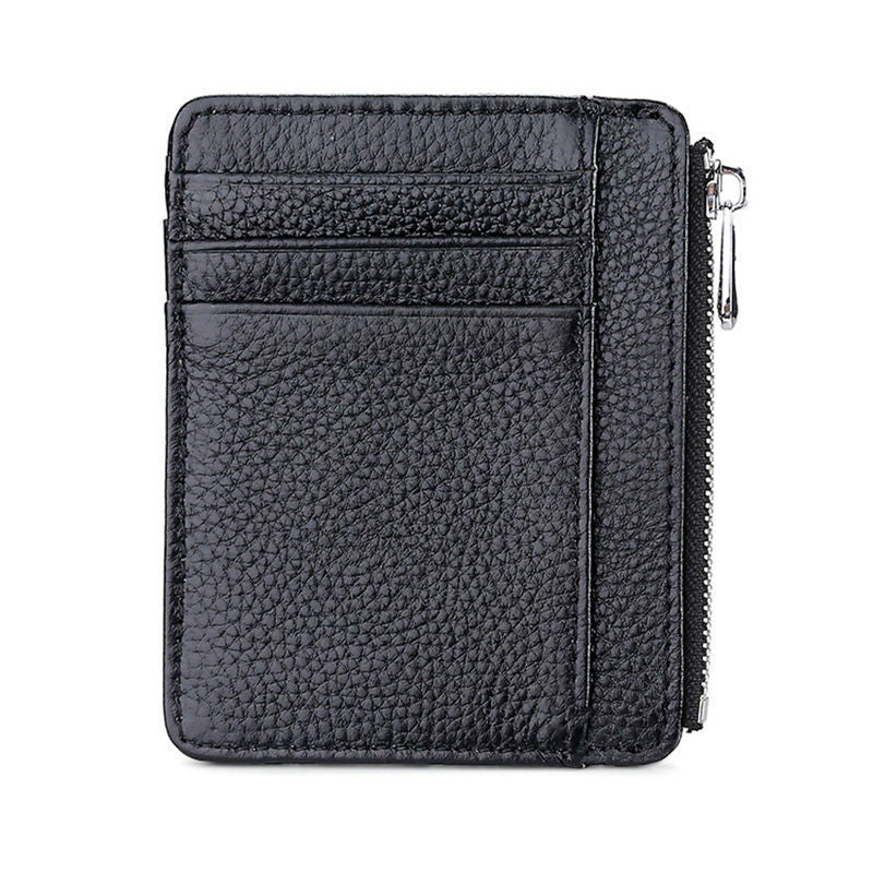 Luxury Leather Zippered Card Holder Stornfield