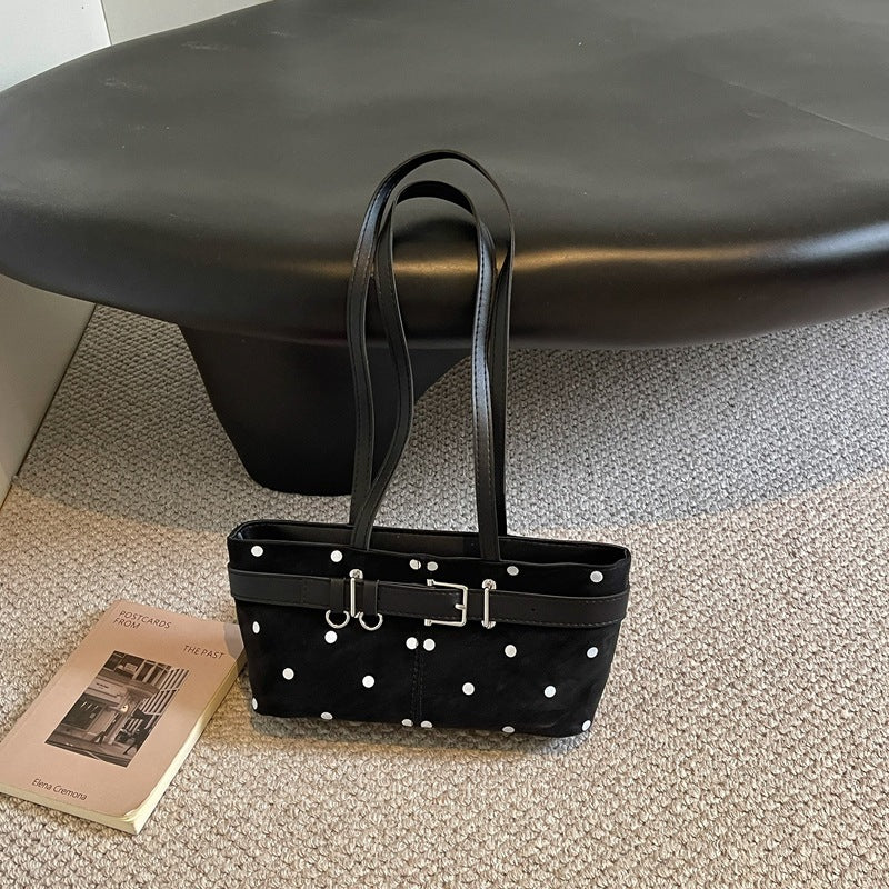 Stylish Polka Dot Shoulder Bag