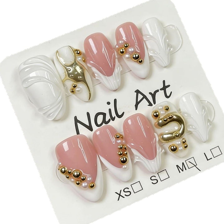 Glamorous Decorative Press-On Nails