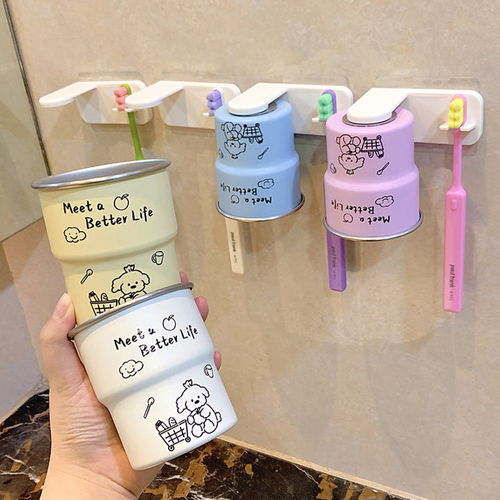 Toothbrush holder with cute animal design Stornfield