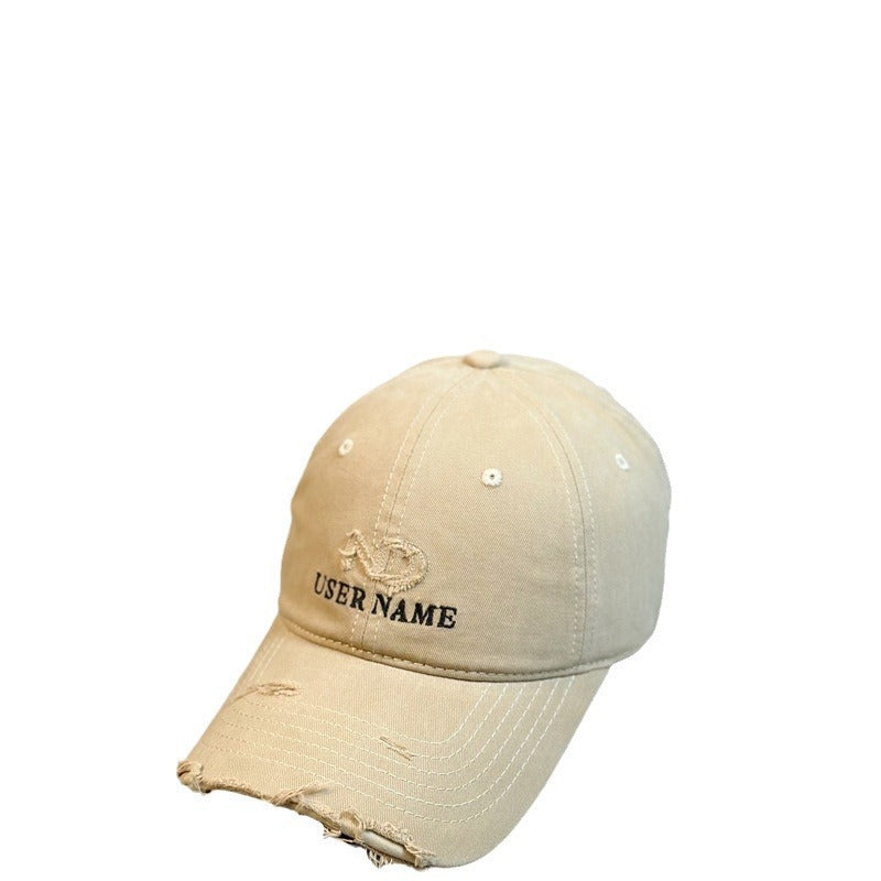 Women's Distressed Casual Adjustable Baseball Cap Stornfield