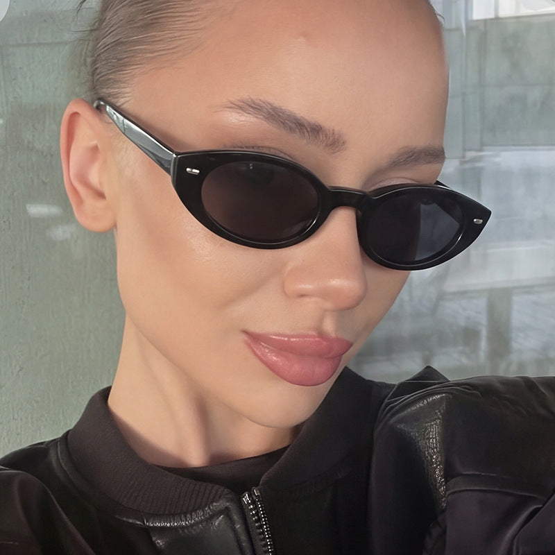 Women's Cat-Eye Sunglasses with Modern Transparent Frame Stornfield