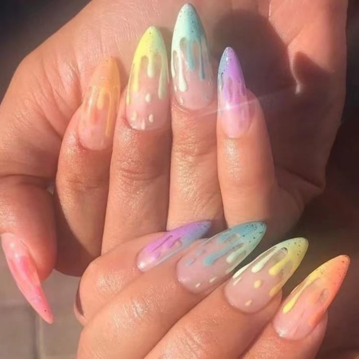 Artificial nail tips in drop design Stornfield