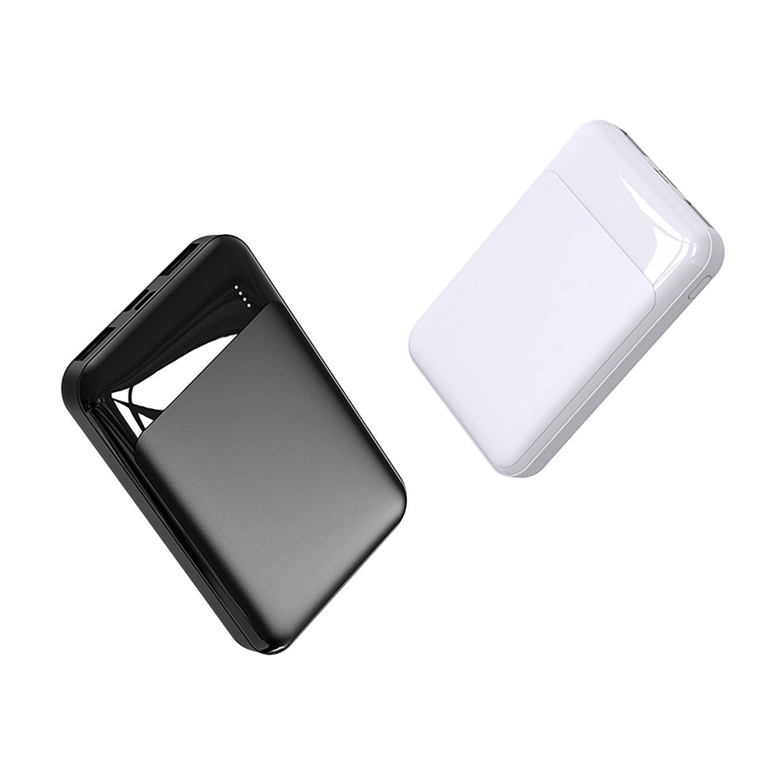 Portable power bank with integrated charging cable and fast charging function Stornfield