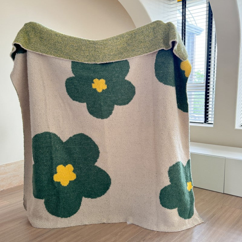 Floral Patterned Cozy Blanket