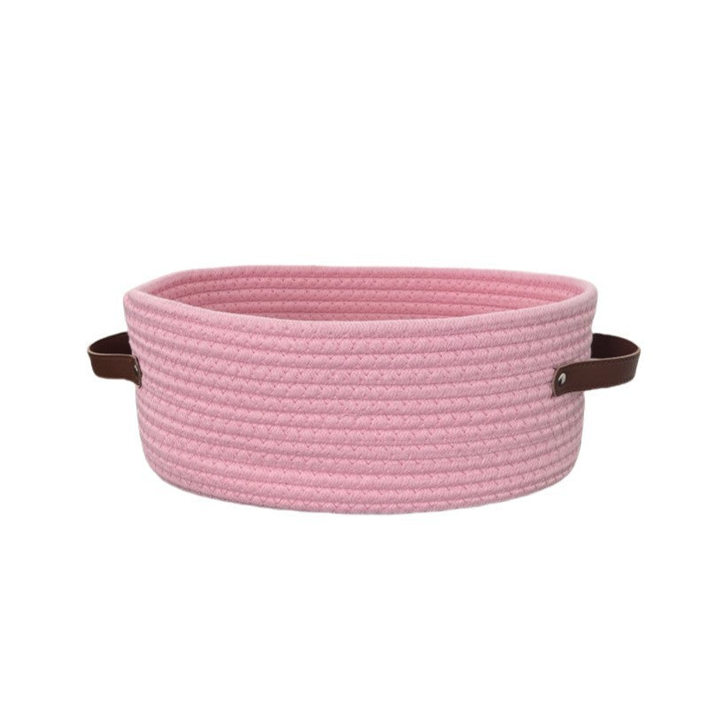 Women Gift Basket made of braided material Stornfield